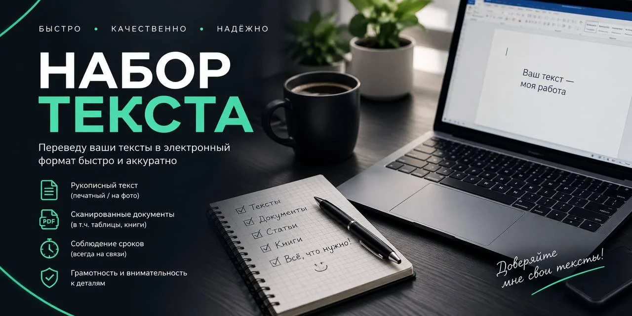 Наберу и переведу текст